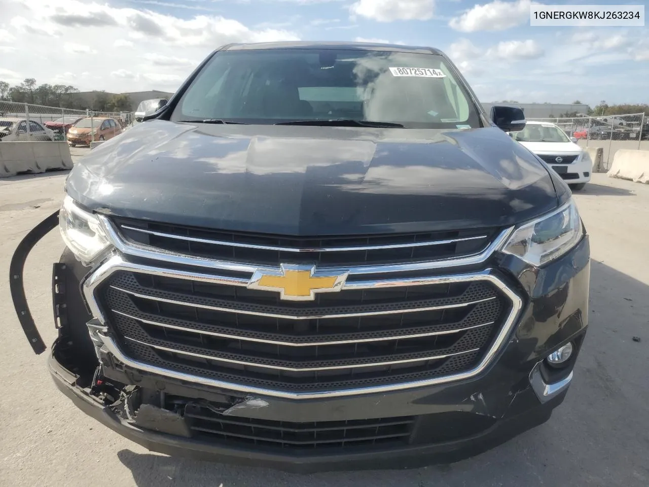 2019 Chevrolet Traverse Lt VIN: 1GNERGKW8KJ263234 Lot: 80725714