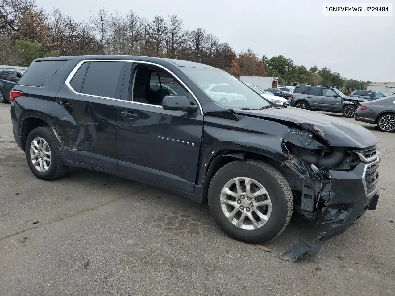 1GNEVFKW5LJ229484 2020 Chevrolet Traverse Ls