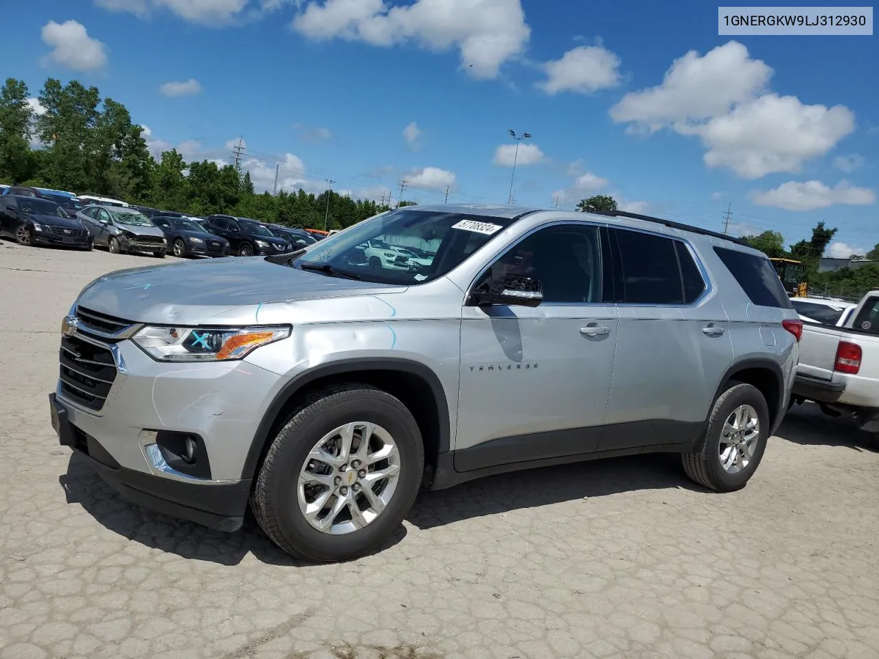 2020 Chevrolet Traverse Lt VIN: 1GNERGKW9LJ312930 Lot: 57708324