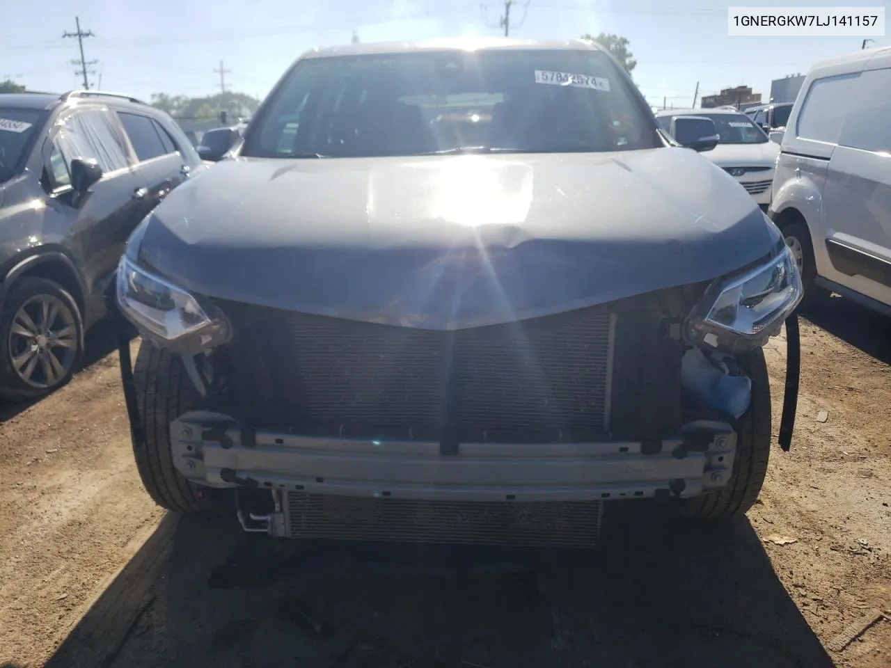 1GNERGKW7LJ141157 2020 Chevrolet Traverse Lt