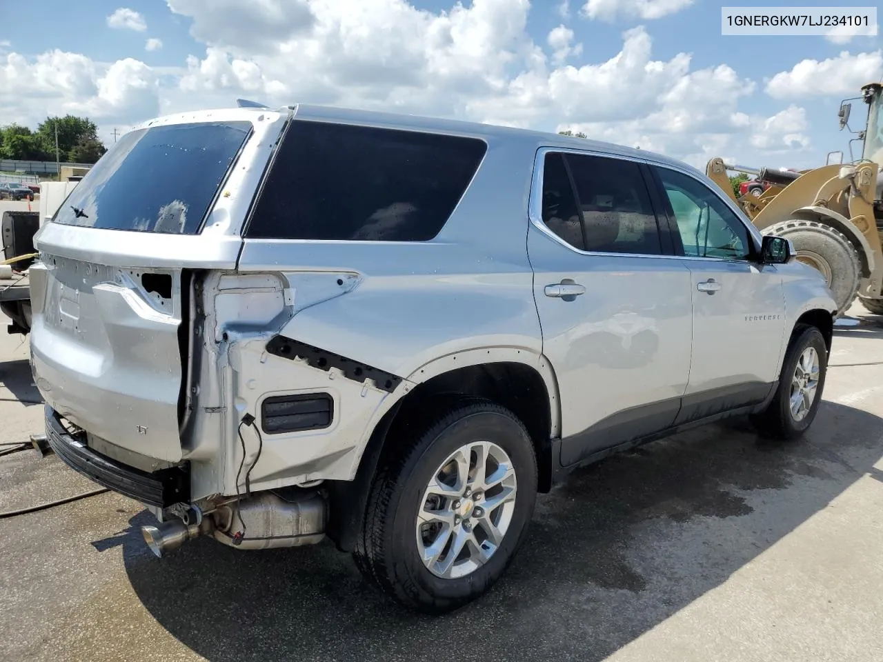 2020 Chevrolet Traverse Lt VIN: 1GNERGKW7LJ234101 Lot: 60209034