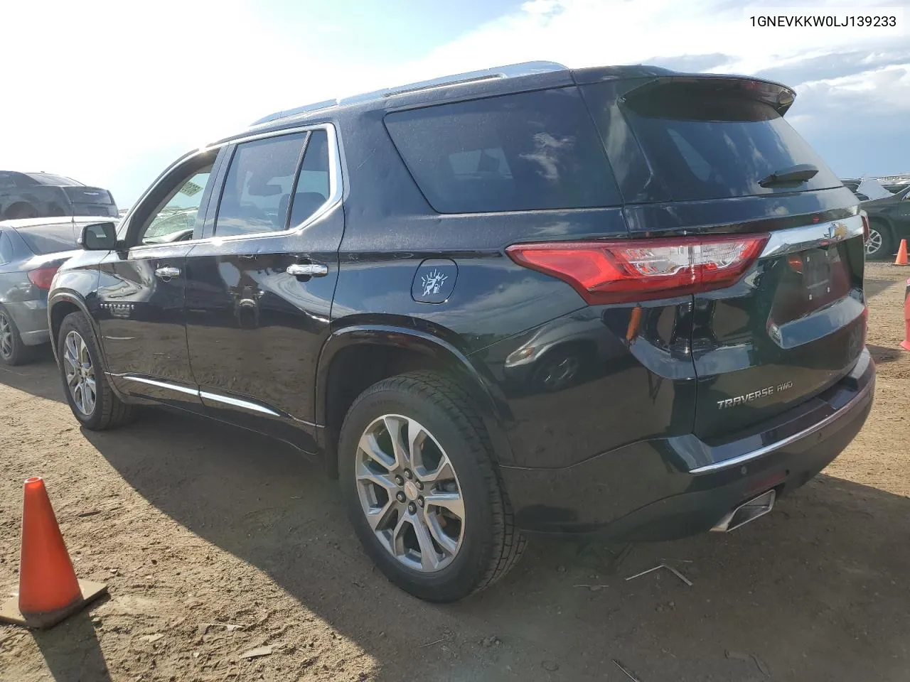 2020 Chevrolet Traverse Premier VIN: 1GNEVKKW0LJ139233 Lot: 60308414