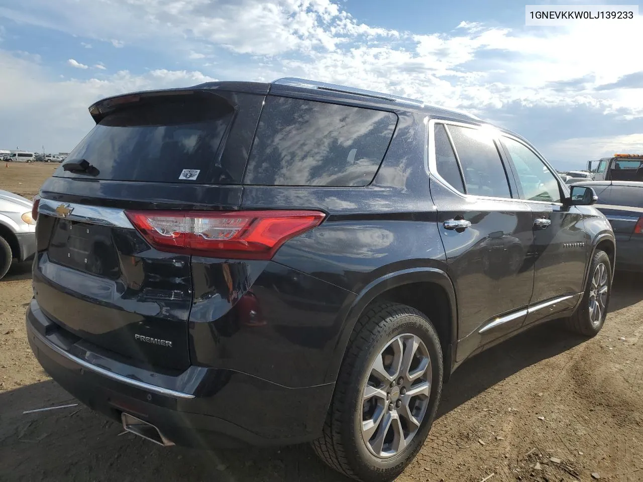 2020 Chevrolet Traverse Premier VIN: 1GNEVKKW0LJ139233 Lot: 60308414