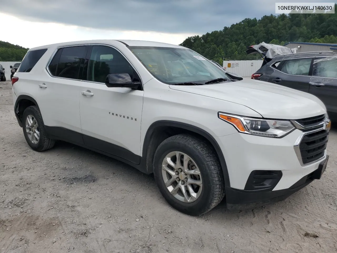 2020 Chevrolet Traverse Ls VIN: 1GNERFKWXLJ140630 Lot: 60461774