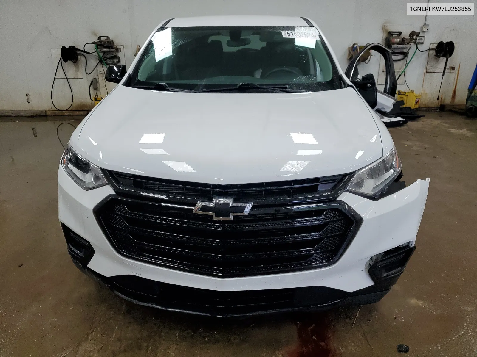 2020 Chevrolet Traverse Ls VIN: 1GNERFKW7LJ253855 Lot: 61602624