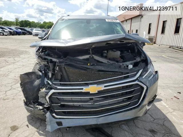 1GNERGKW4LJ239711 2020 Chevrolet Traverse Lt