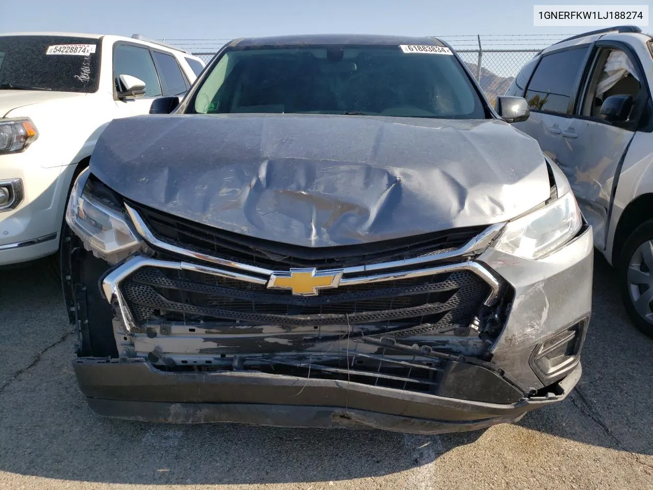 1GNERFKW1LJ188274 2020 Chevrolet Traverse Ls