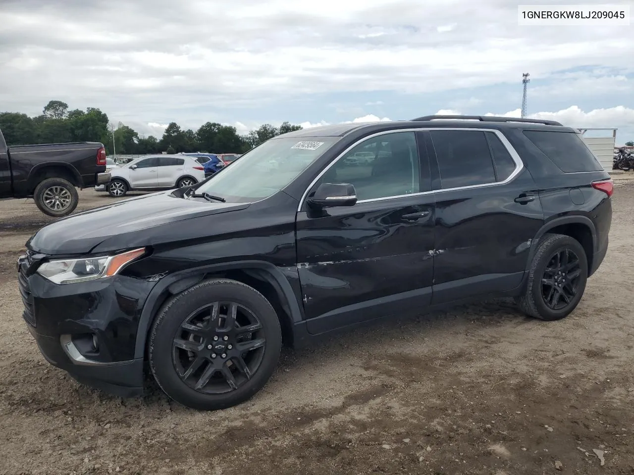 2020 Chevrolet Traverse Lt VIN: 1GNERGKW8LJ209045 Lot: 62429564