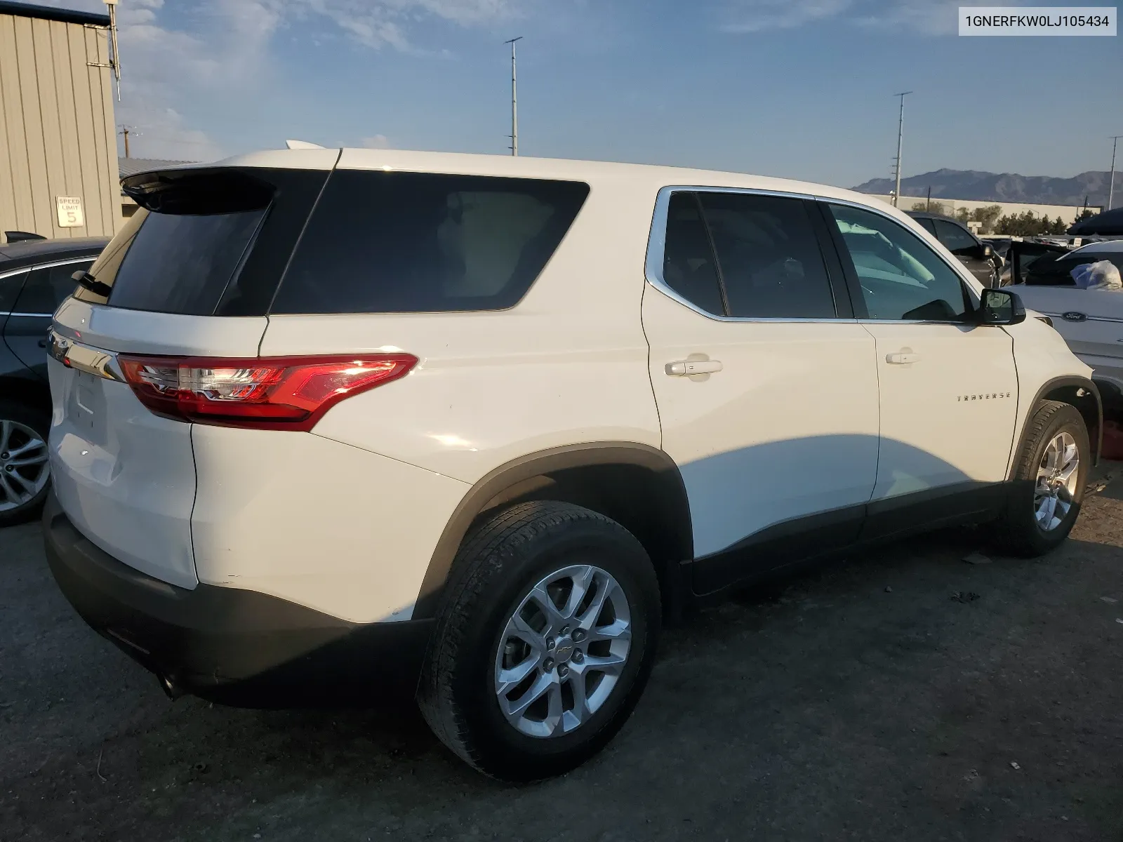 2020 Chevrolet Traverse Ls VIN: 1GNERFKW0LJ105434 Lot: 62565494