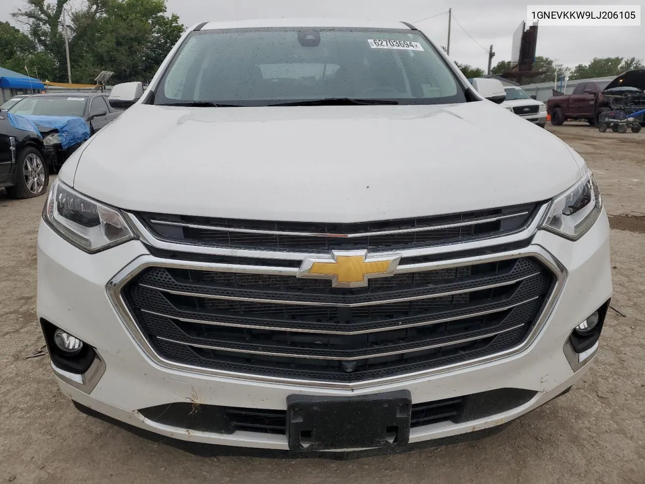 2020 Chevrolet Traverse Premier VIN: 1GNEVKKW9LJ206105 Lot: 62703694