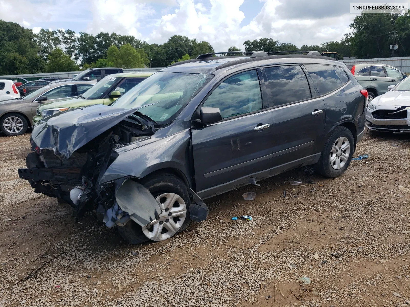 2020 Chevrolet Traverse Ls VIN: 1GNKRFED3BJ328093 Lot: 64499354