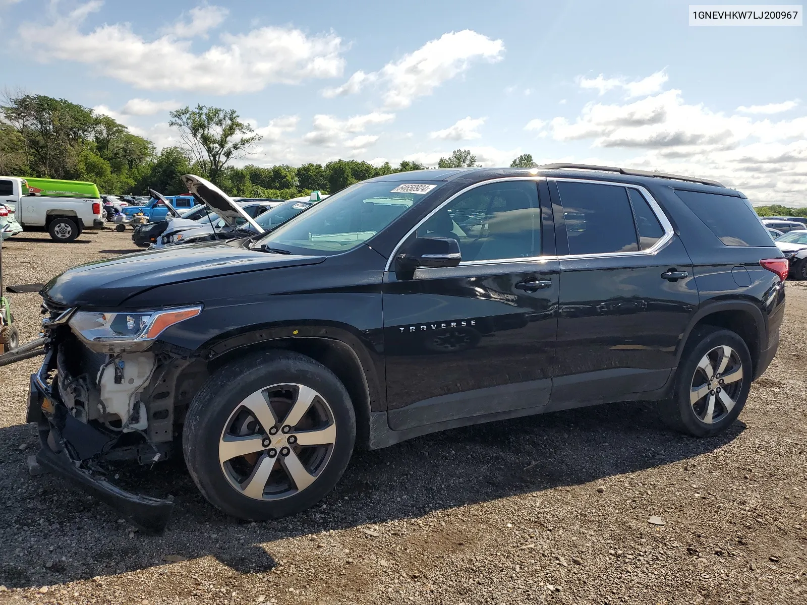 1GNEVHKW7LJ200967 2020 Chevrolet Traverse Lt