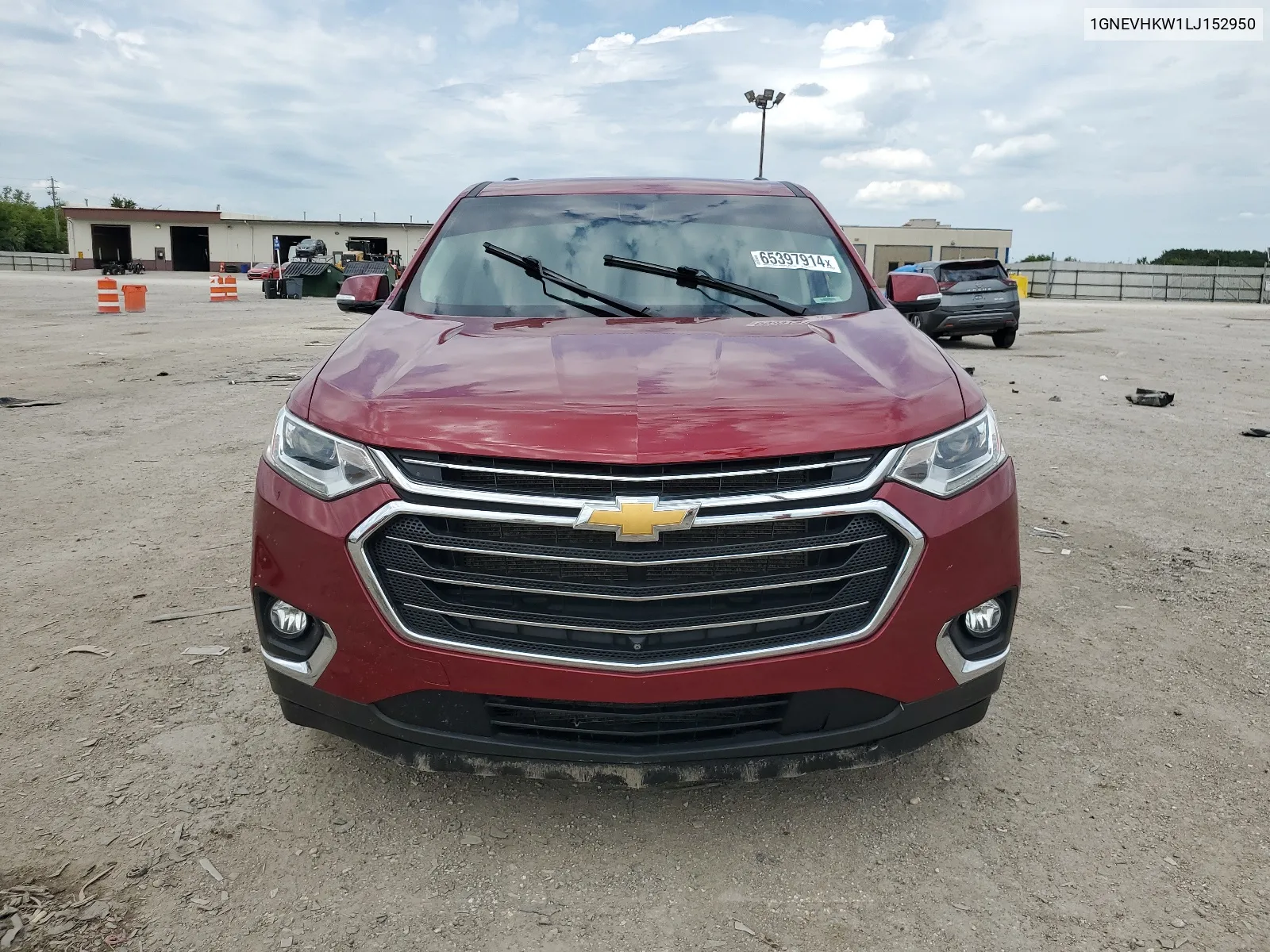 2020 Chevrolet Traverse Lt VIN: 1GNEVHKW1LJ152950 Lot: 65397914