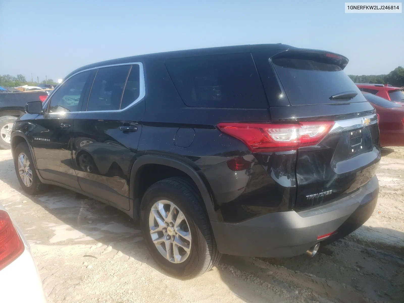 2020 Chevrolet Traverse Ls VIN: 1GNERFKW2LJ246814 Lot: 65471234