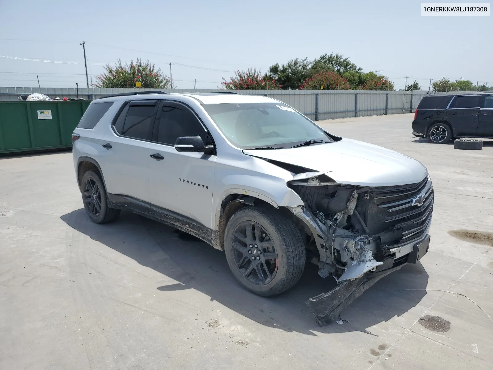 2020 Chevrolet Traverse Premier VIN: 1GNERKKW8LJ187308 Lot: 65751894