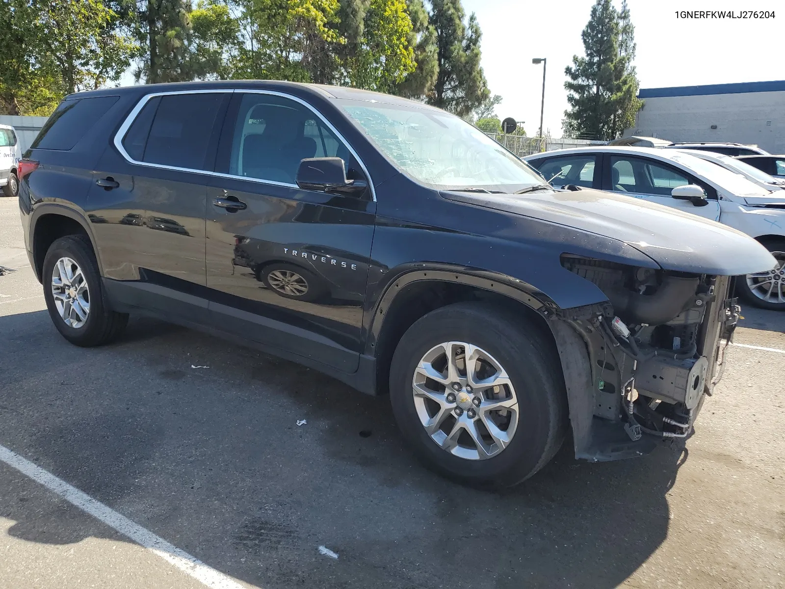 2020 Chevrolet Traverse Ls VIN: 1GNERFKW4LJ276204 Lot: 66037784