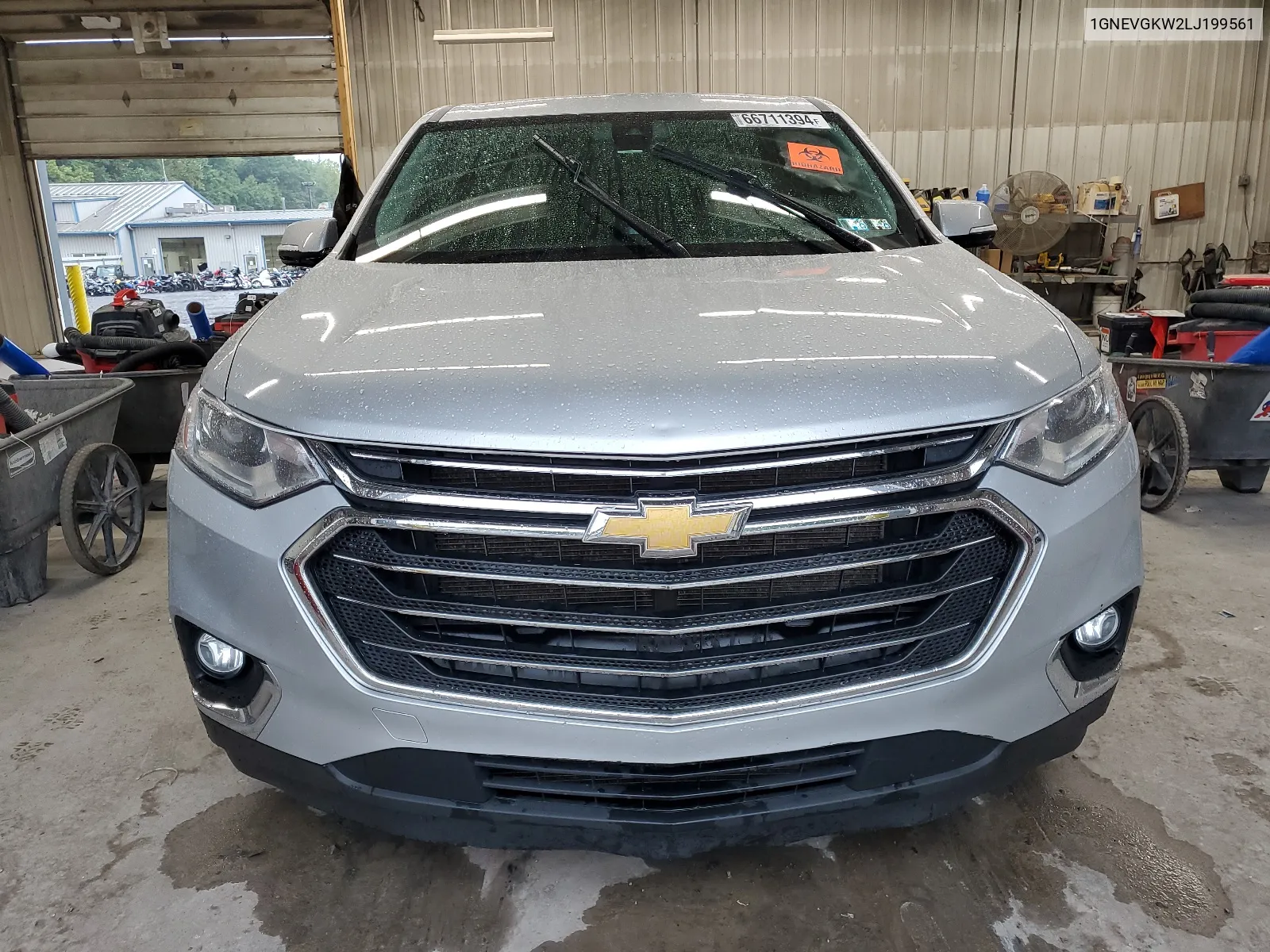 2020 Chevrolet Traverse Lt VIN: 1GNEVGKW2LJ199561 Lot: 66711394