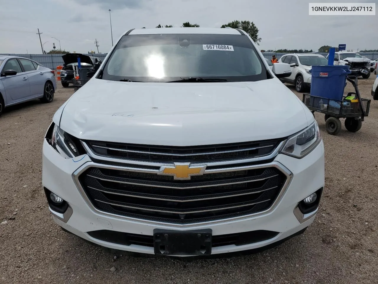 2020 Chevrolet Traverse Premier VIN: 1GNEVKKW2LJ247112 Lot: 66716084