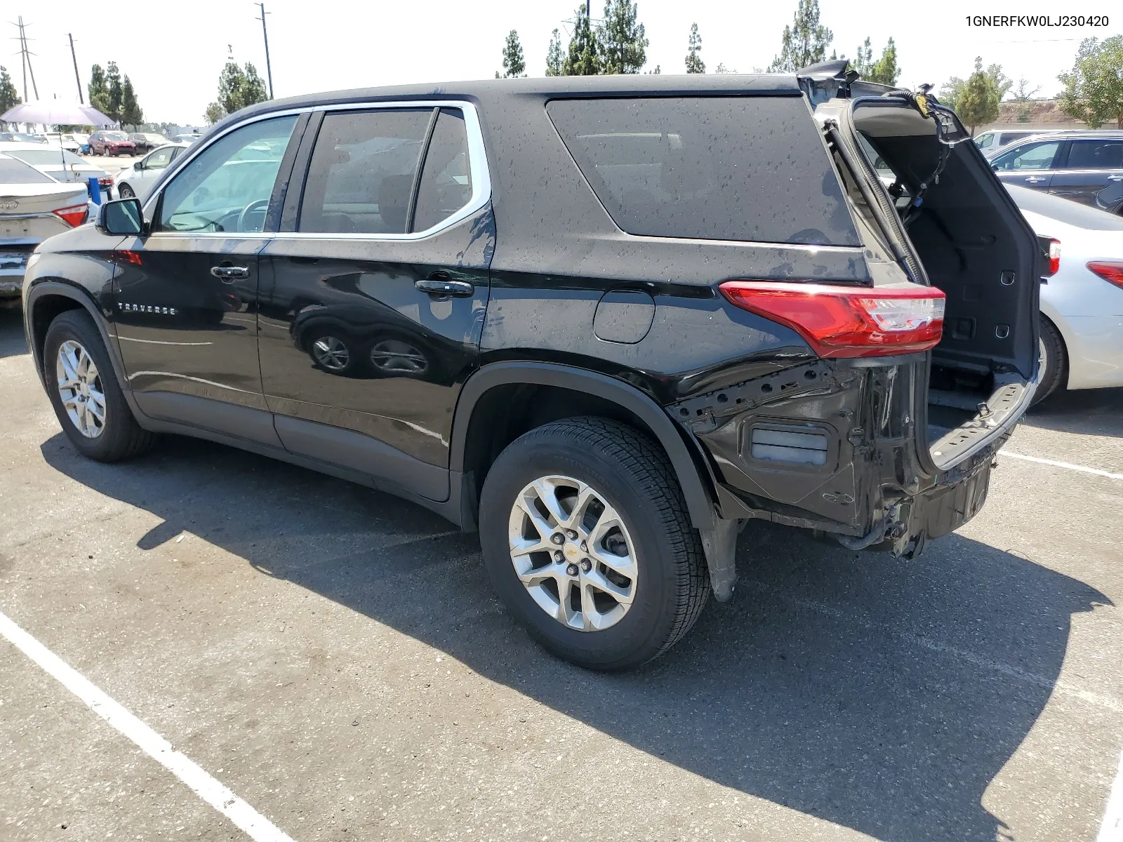 2020 Chevrolet Traverse Ls VIN: 1GNERFKW0LJ230420 Lot: 66730524