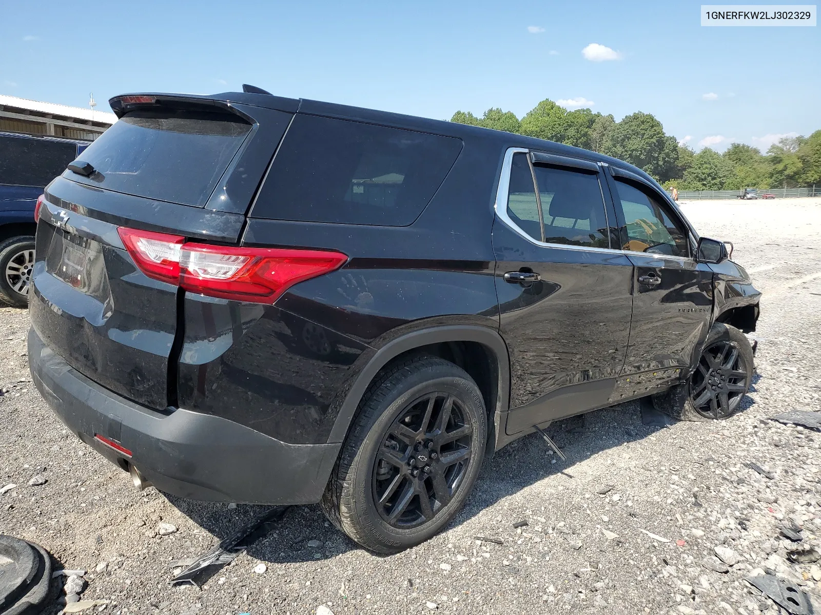 2020 Chevrolet Traverse Ls VIN: 1GNERFKW2LJ302329 Lot: 66787374