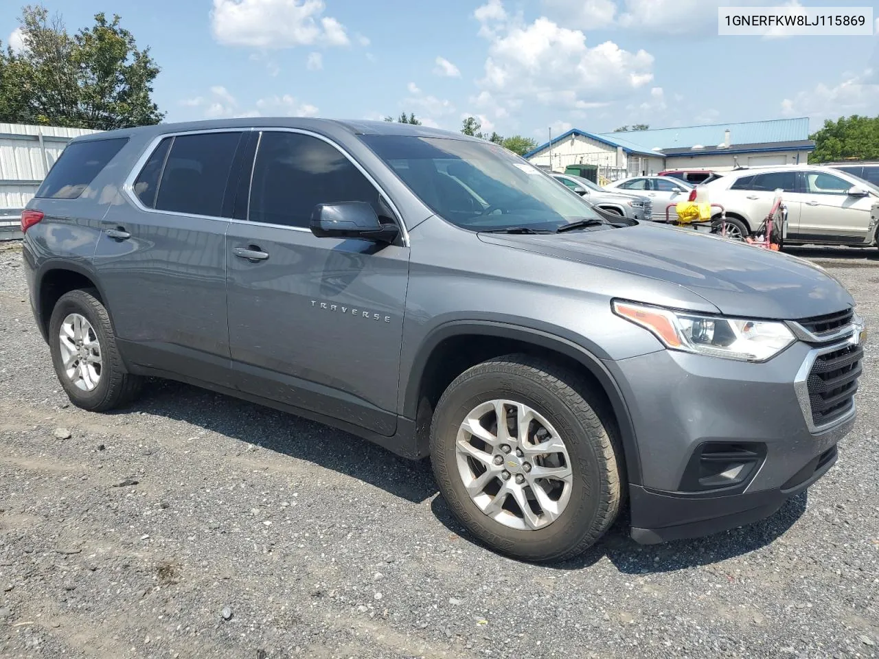 2020 Chevrolet Traverse Ls VIN: 1GNERFKW8LJ115869 Lot: 67328044