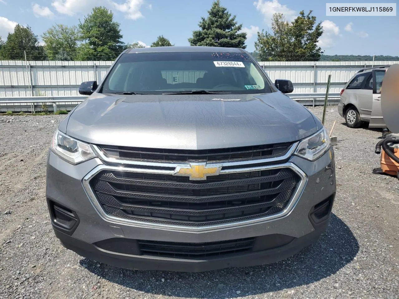 2020 Chevrolet Traverse Ls VIN: 1GNERFKW8LJ115869 Lot: 67328044