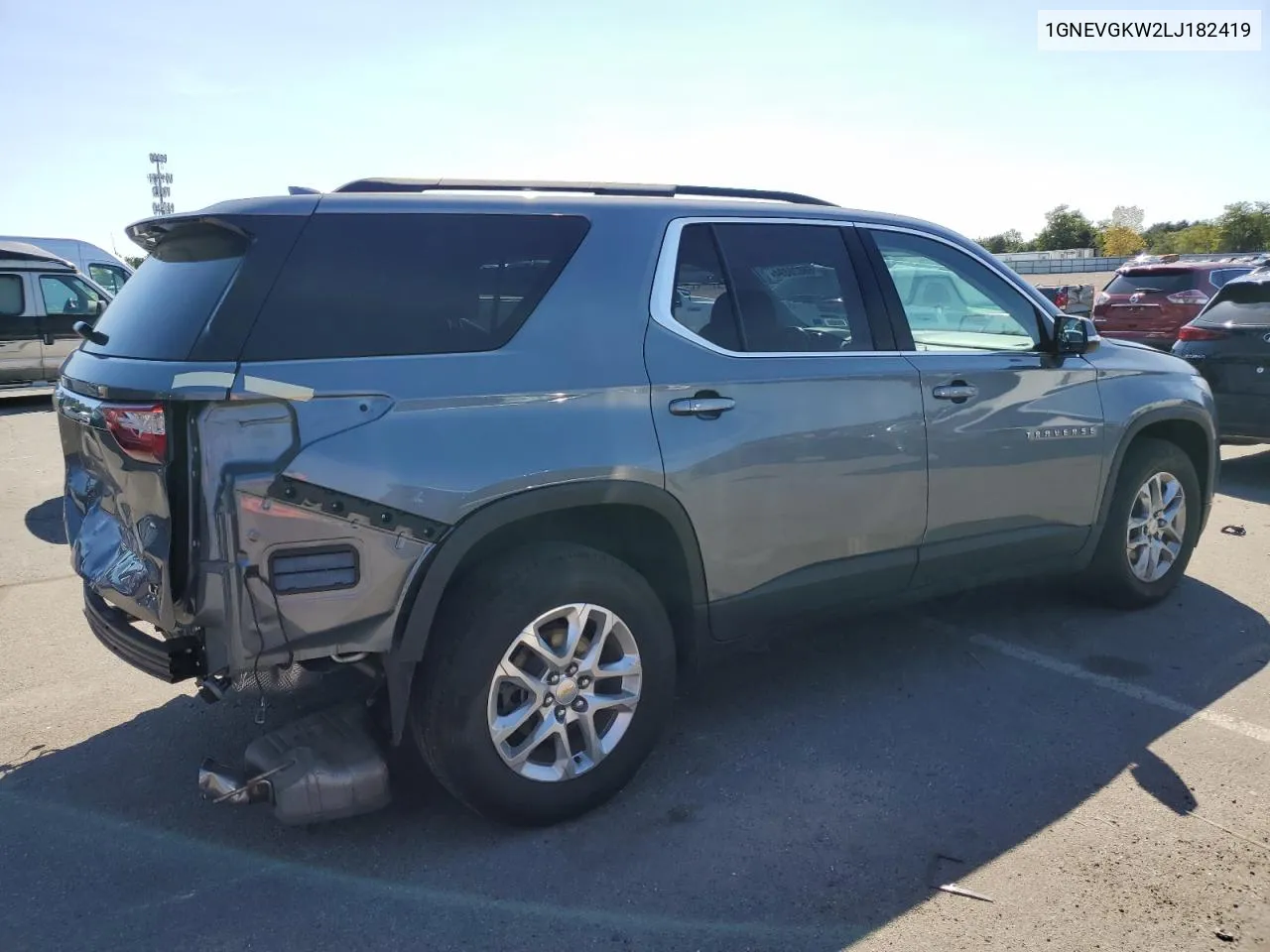 2020 Chevrolet Traverse Lt VIN: 1GNEVGKW2LJ182419 Lot: 68828594