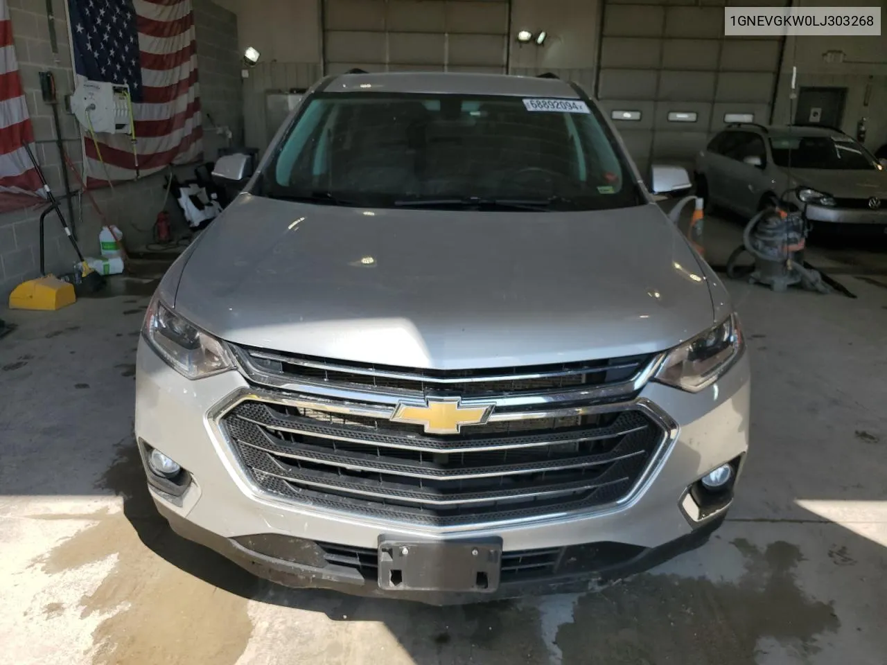 2020 Chevrolet Traverse Lt VIN: 1GNEVGKW0LJ303268 Lot: 68892094