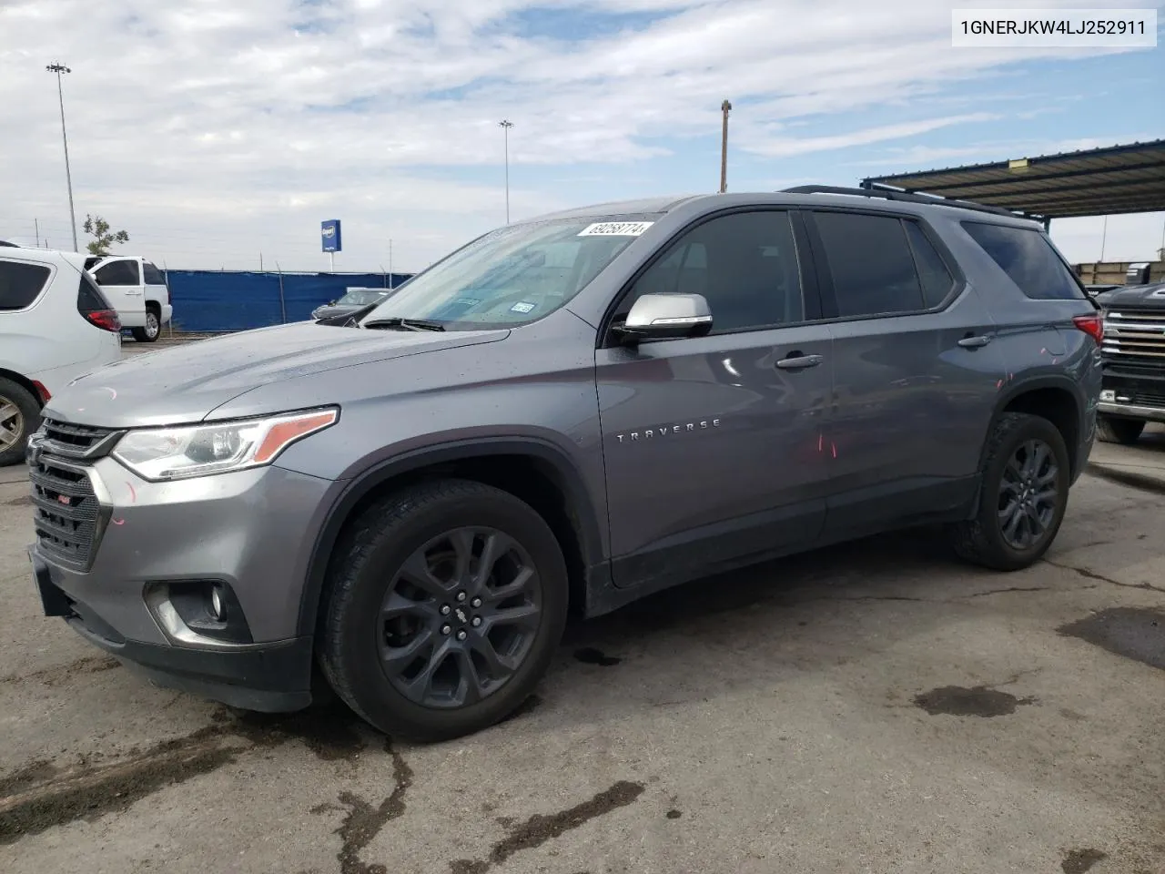 1GNERJKW4LJ252911 2020 Chevrolet Traverse Rs