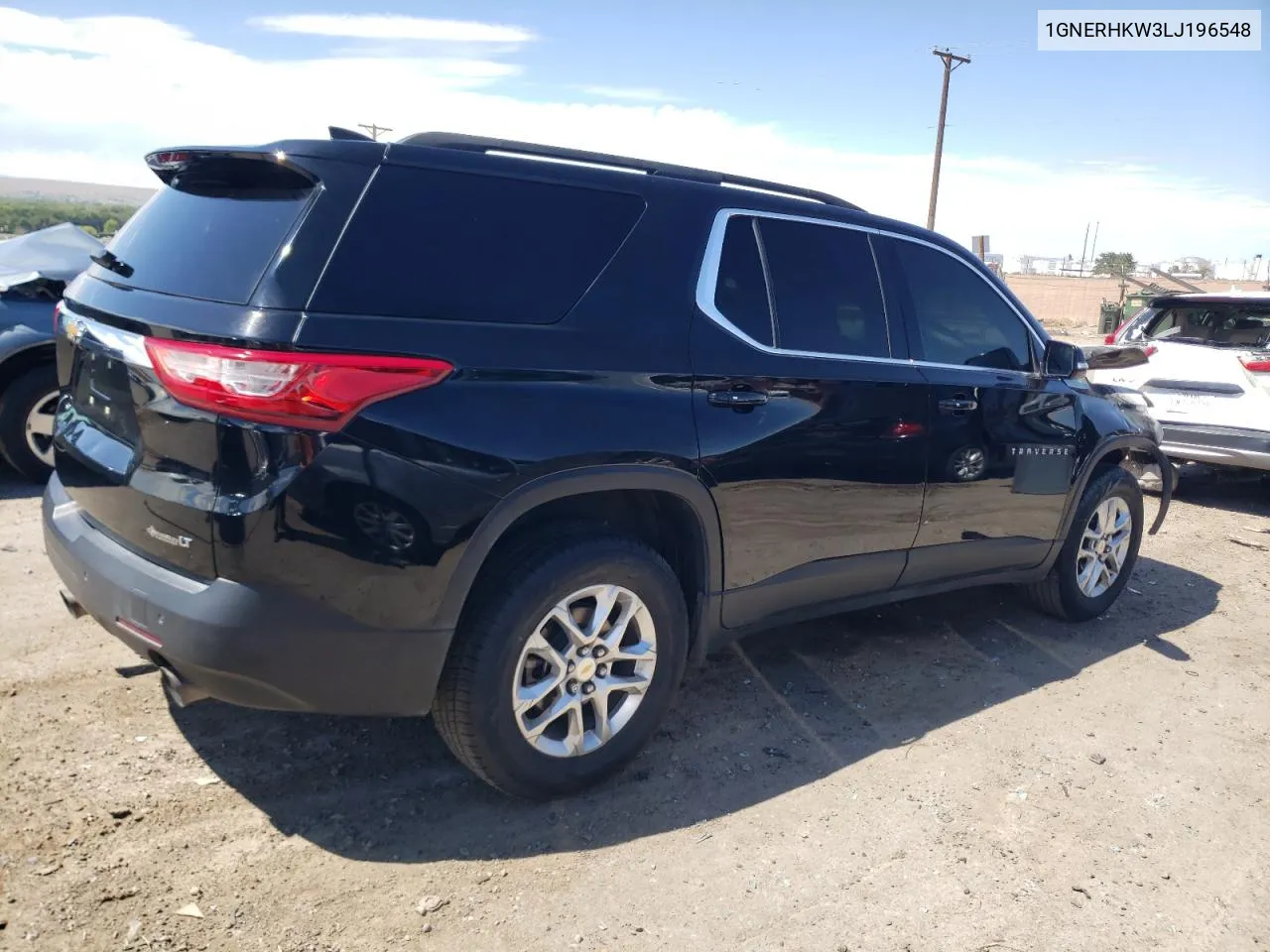 1GNERHKW3LJ196548 2020 Chevrolet Traverse Lt