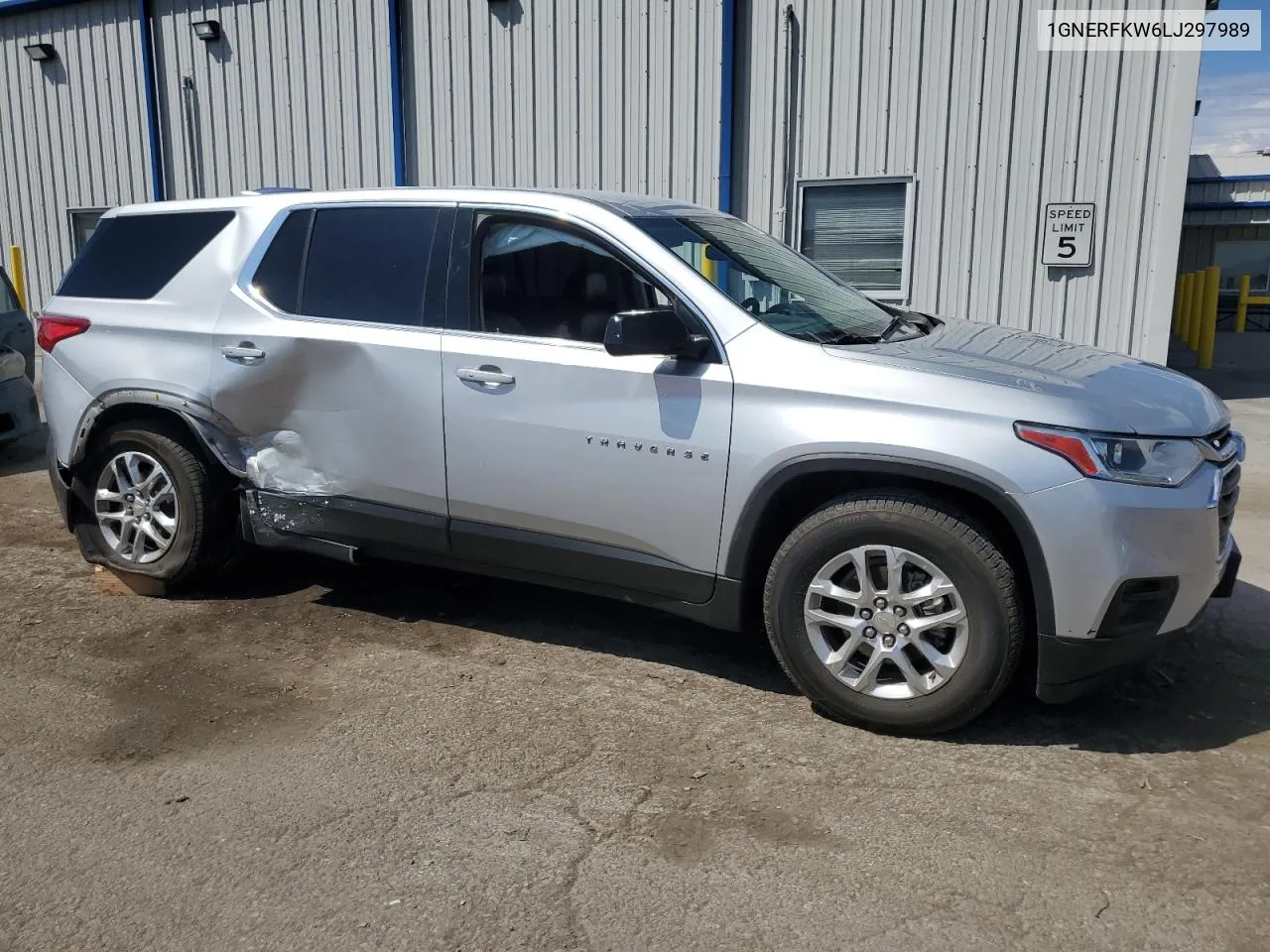 2020 Chevrolet Traverse Ls VIN: 1GNERFKW6LJ297989 Lot: 69817594