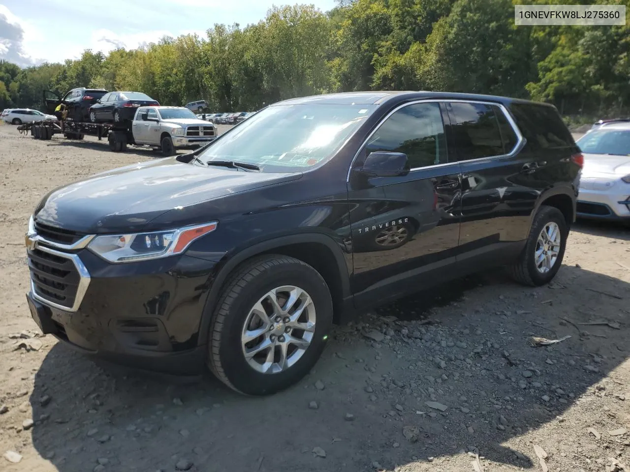 1GNEVFKW8LJ275360 2020 Chevrolet Traverse Ls