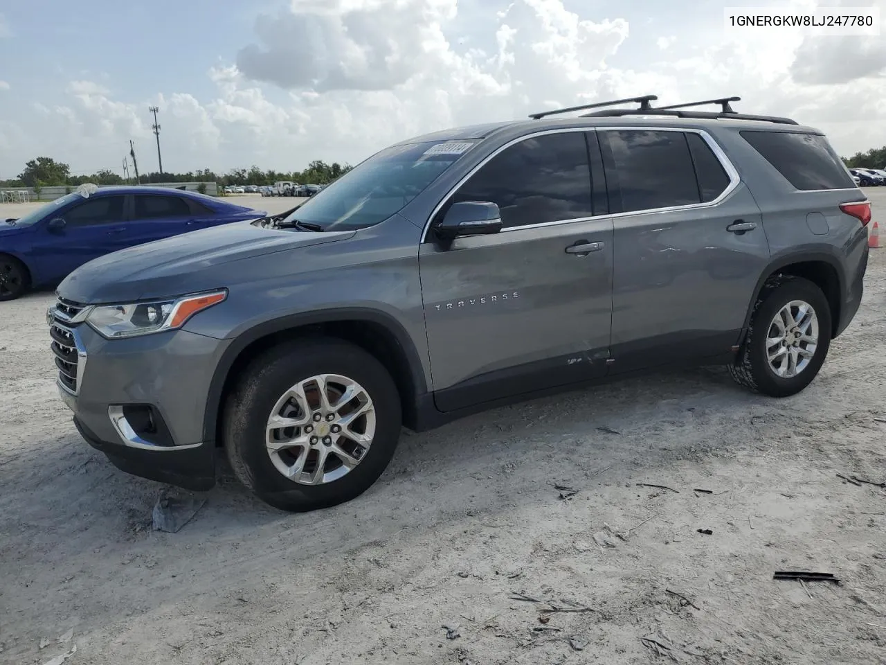 2020 Chevrolet Traverse Lt VIN: 1GNERGKW8LJ247780 Lot: 70039114