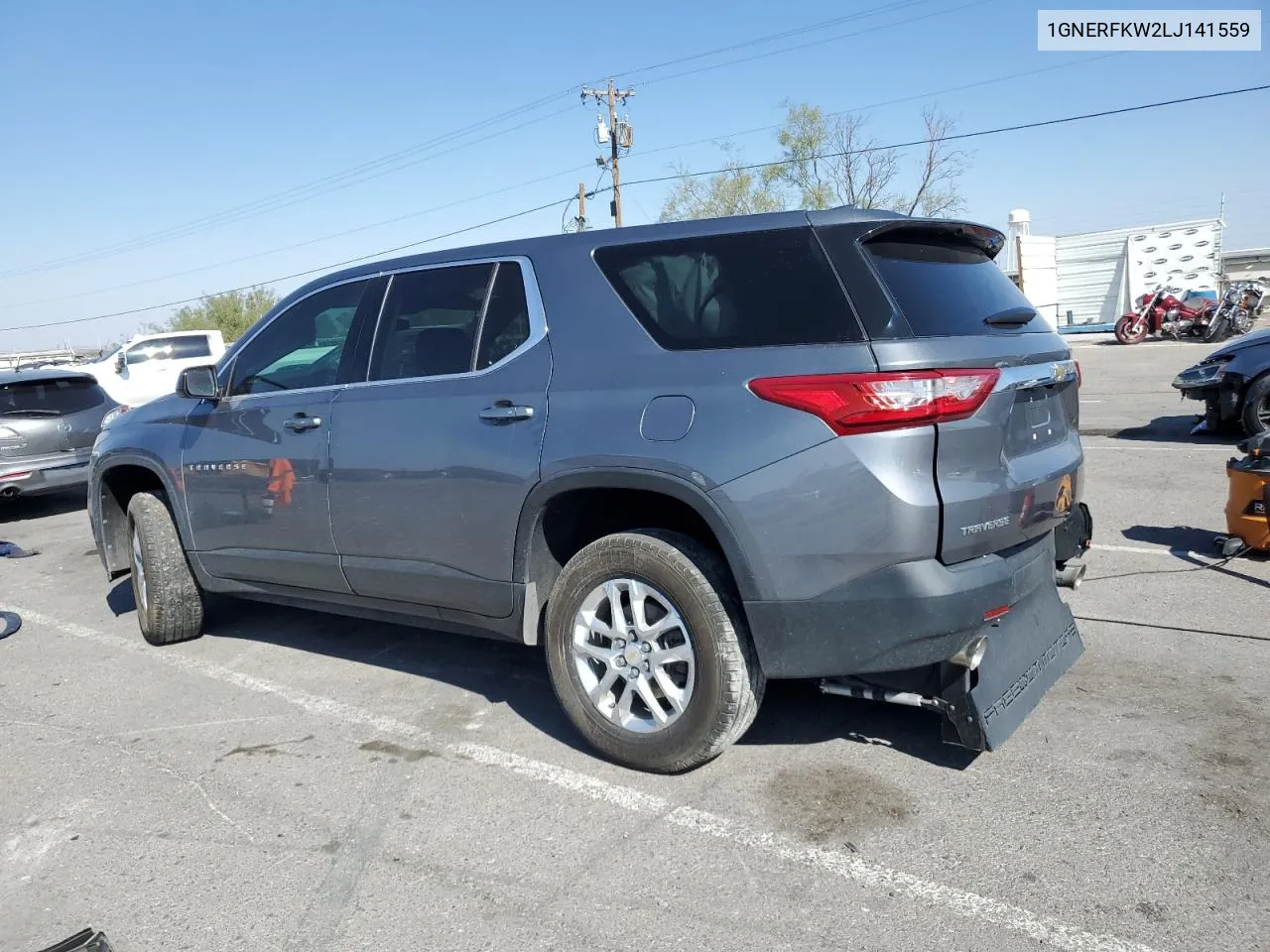 2020 Chevrolet Traverse Ls VIN: 1GNERFKW2LJ141559 Lot: 70405134