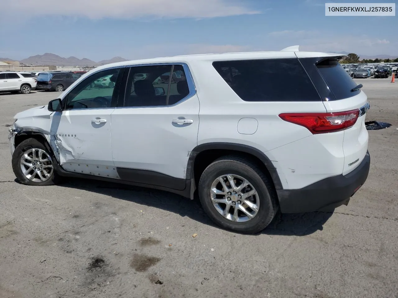 2020 Chevrolet Traverse Ls VIN: 1GNERFKWXLJ257835 Lot: 70530354