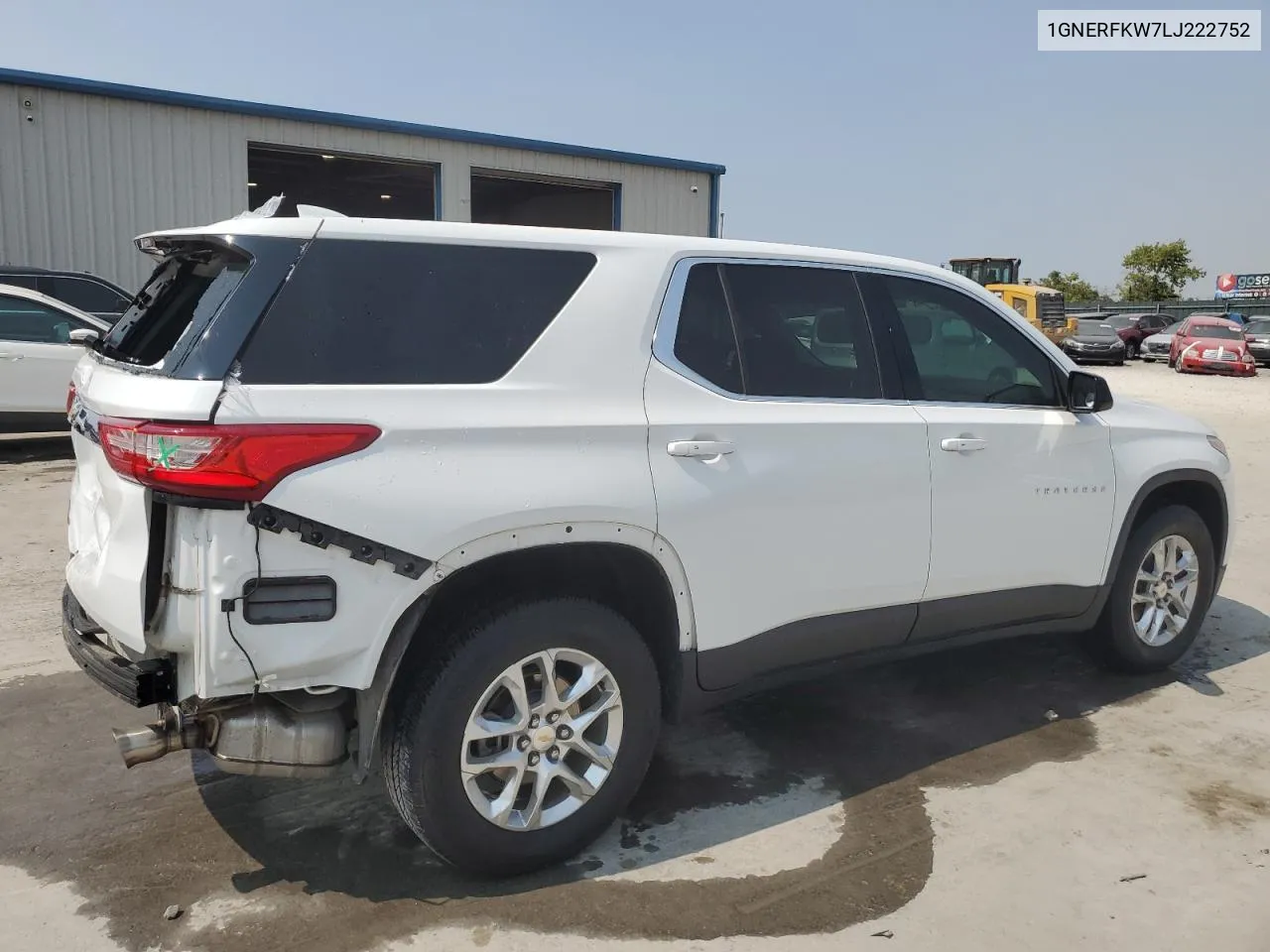 2020 Chevrolet Traverse Ls VIN: 1GNERFKW7LJ222752 Lot: 70718474