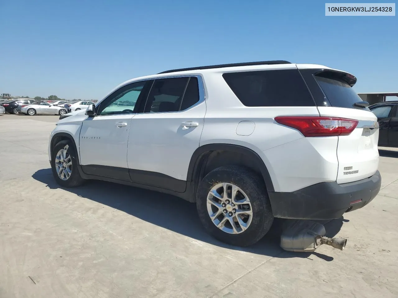 2020 Chevrolet Traverse Lt VIN: 1GNERGKW3LJ254328 Lot: 70822224