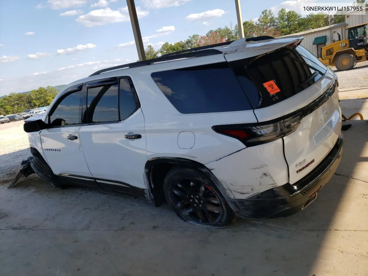 2020 Chevrolet Traverse Premier VIN: 1GNERKKW1LJ157955 Lot: 70851684