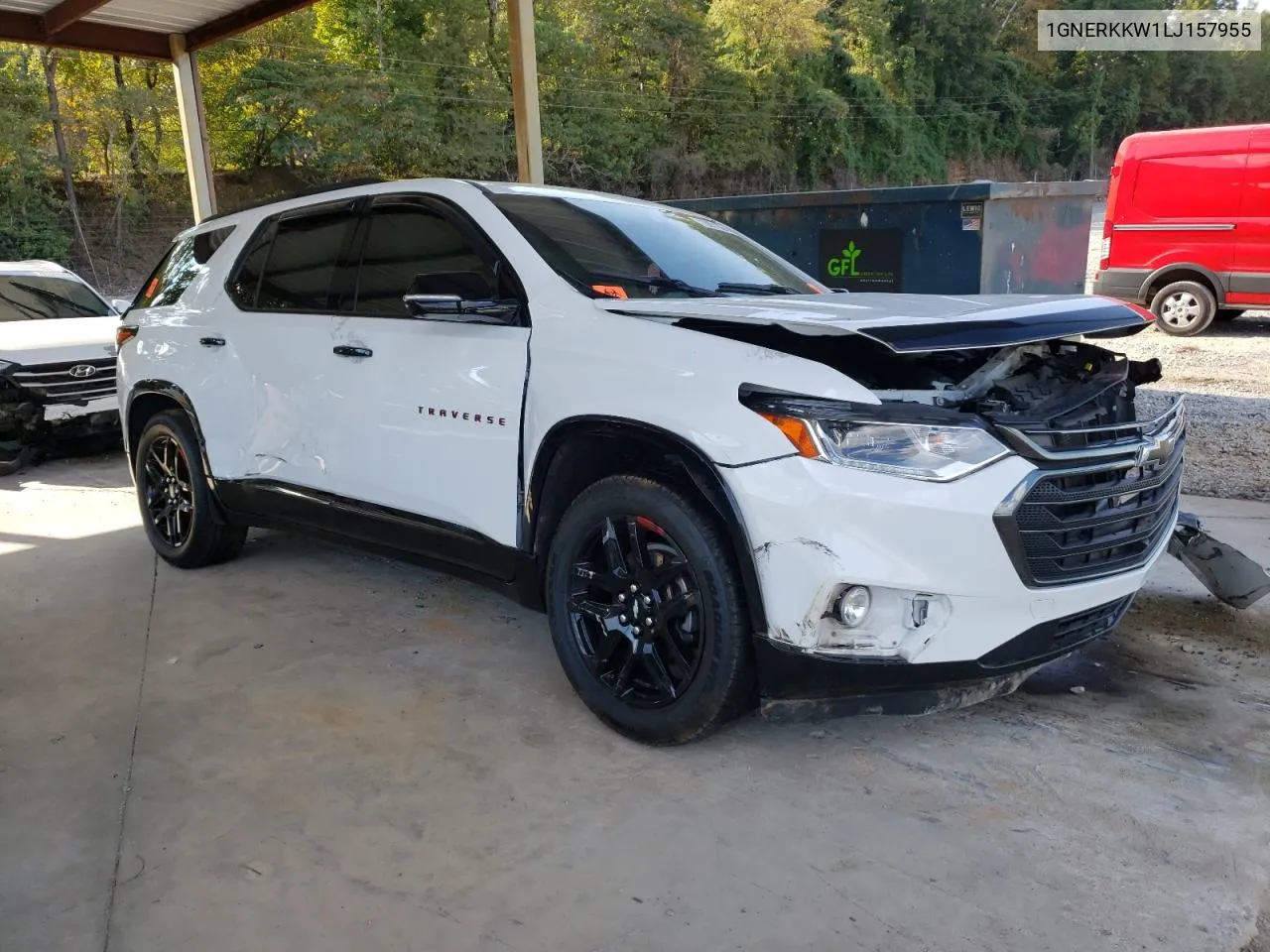 2020 Chevrolet Traverse Premier VIN: 1GNERKKW1LJ157955 Lot: 70851684