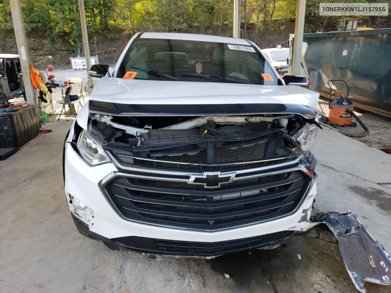 2020 Chevrolet Traverse Premier VIN: 1GNERKKW1LJ157955 Lot: 70851684