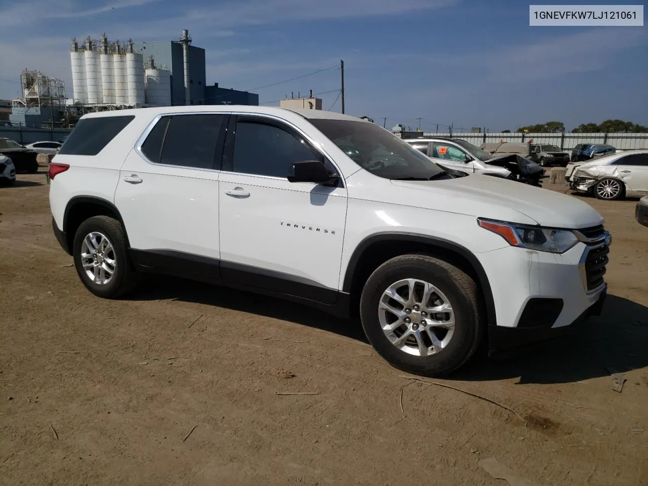 1GNEVFKW7LJ121061 2020 Chevrolet Traverse Ls