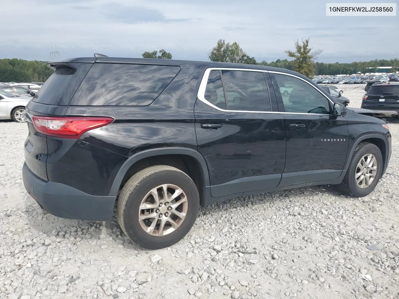 2020 Chevrolet Traverse Ls VIN: 1GNERFKW2LJ258560 Lot: 70895134