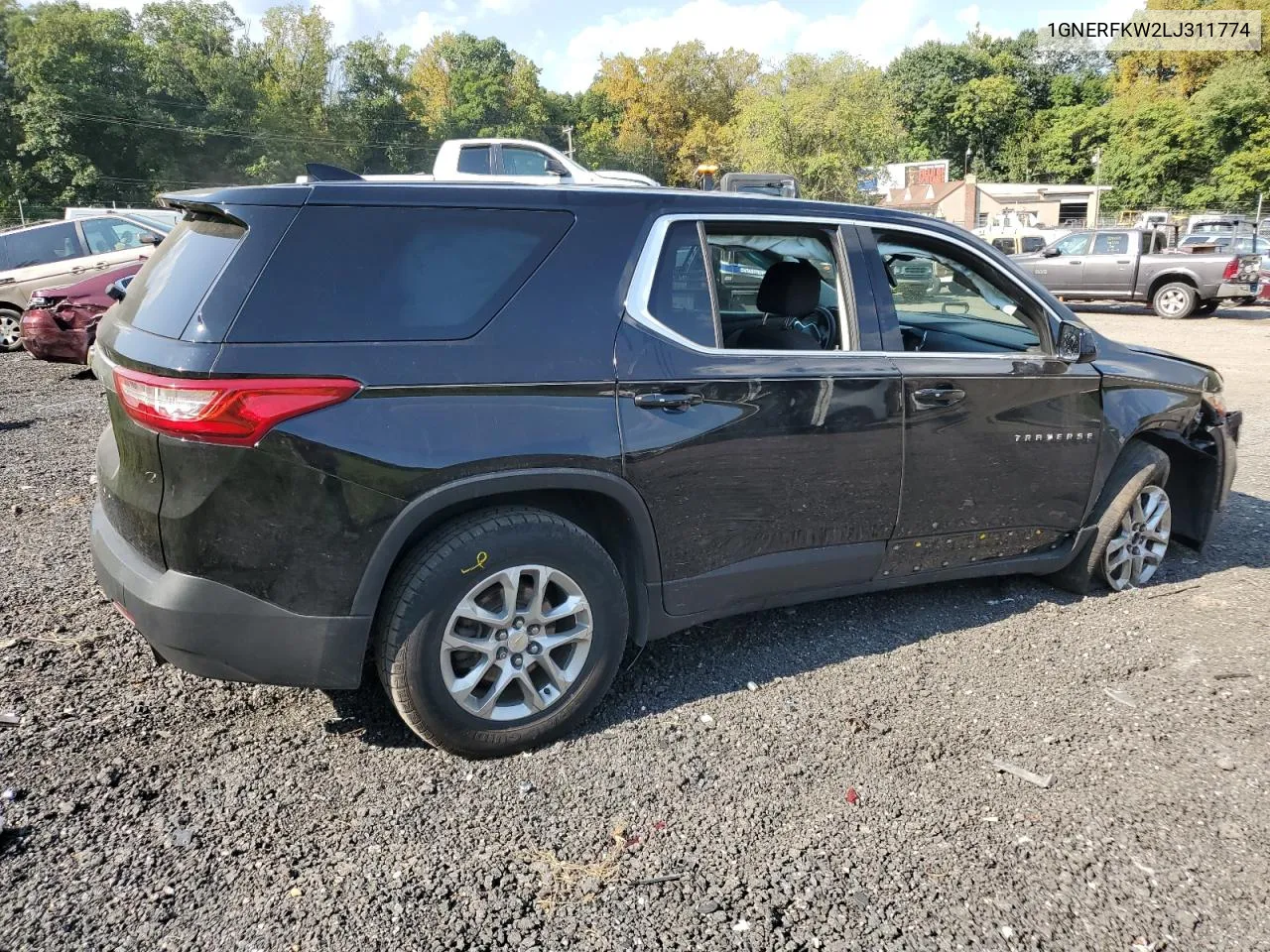 2020 Chevrolet Traverse Ls VIN: 1GNERFKW2LJ311774 Lot: 70902314