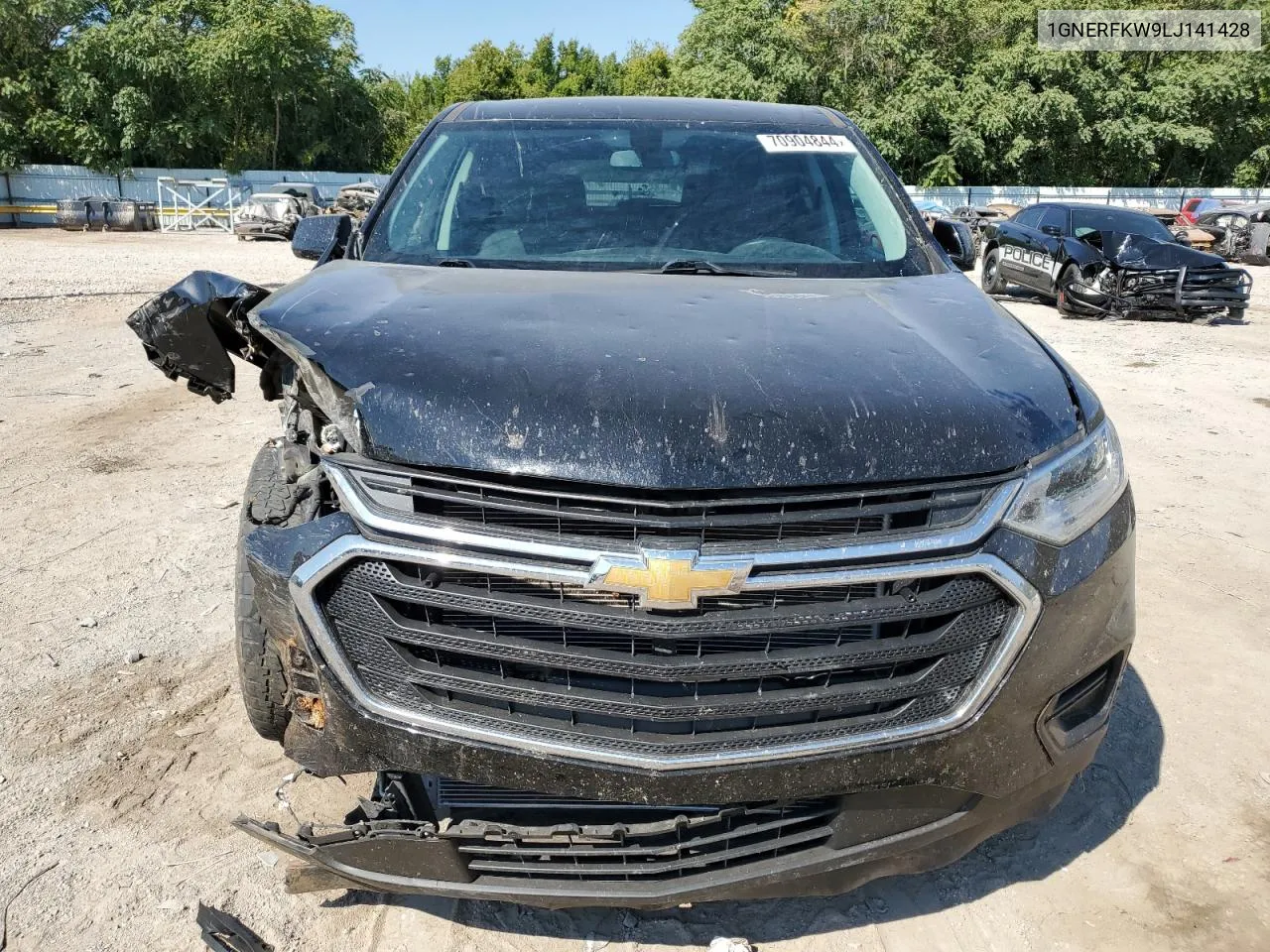 2020 Chevrolet Traverse Ls VIN: 1GNERFKW9LJ141428 Lot: 70904844