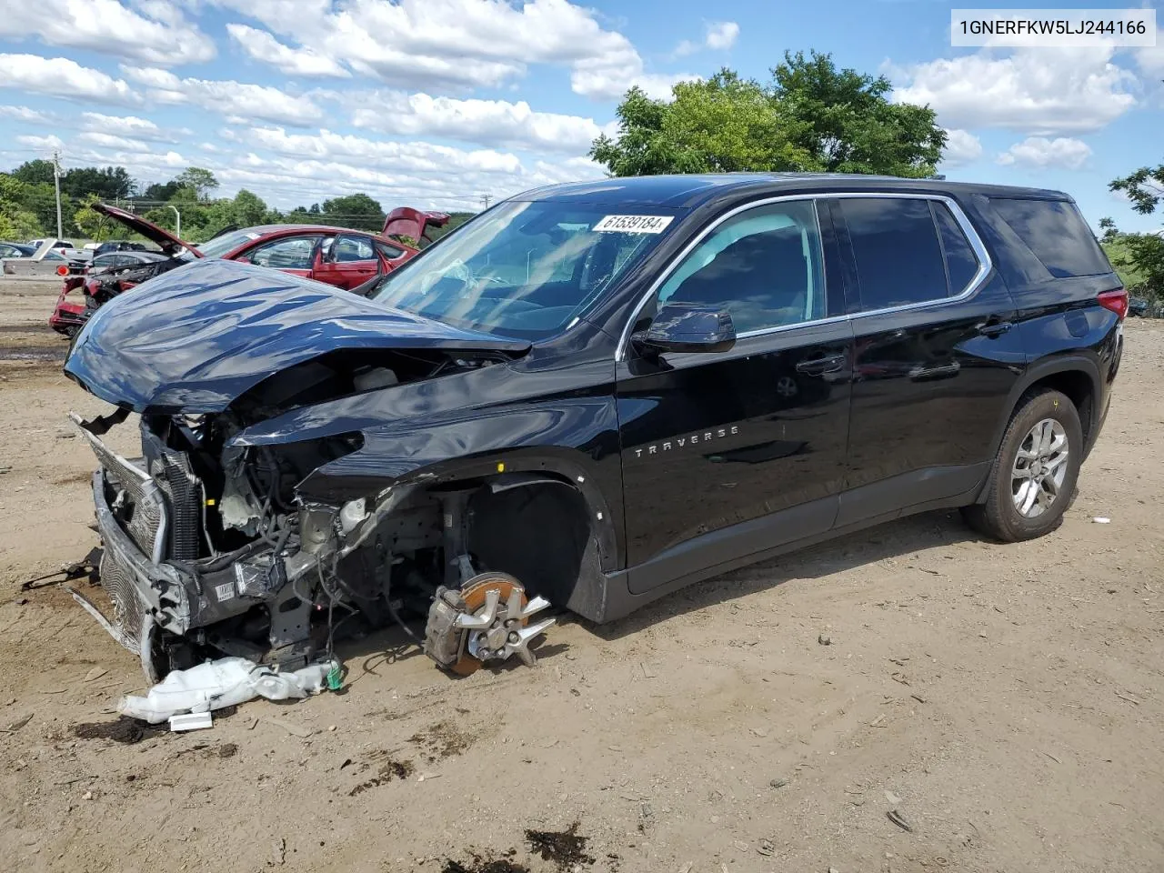 2020 Chevrolet Traverse Ls VIN: 1GNERFKW5LJ244166 Lot: 70929514