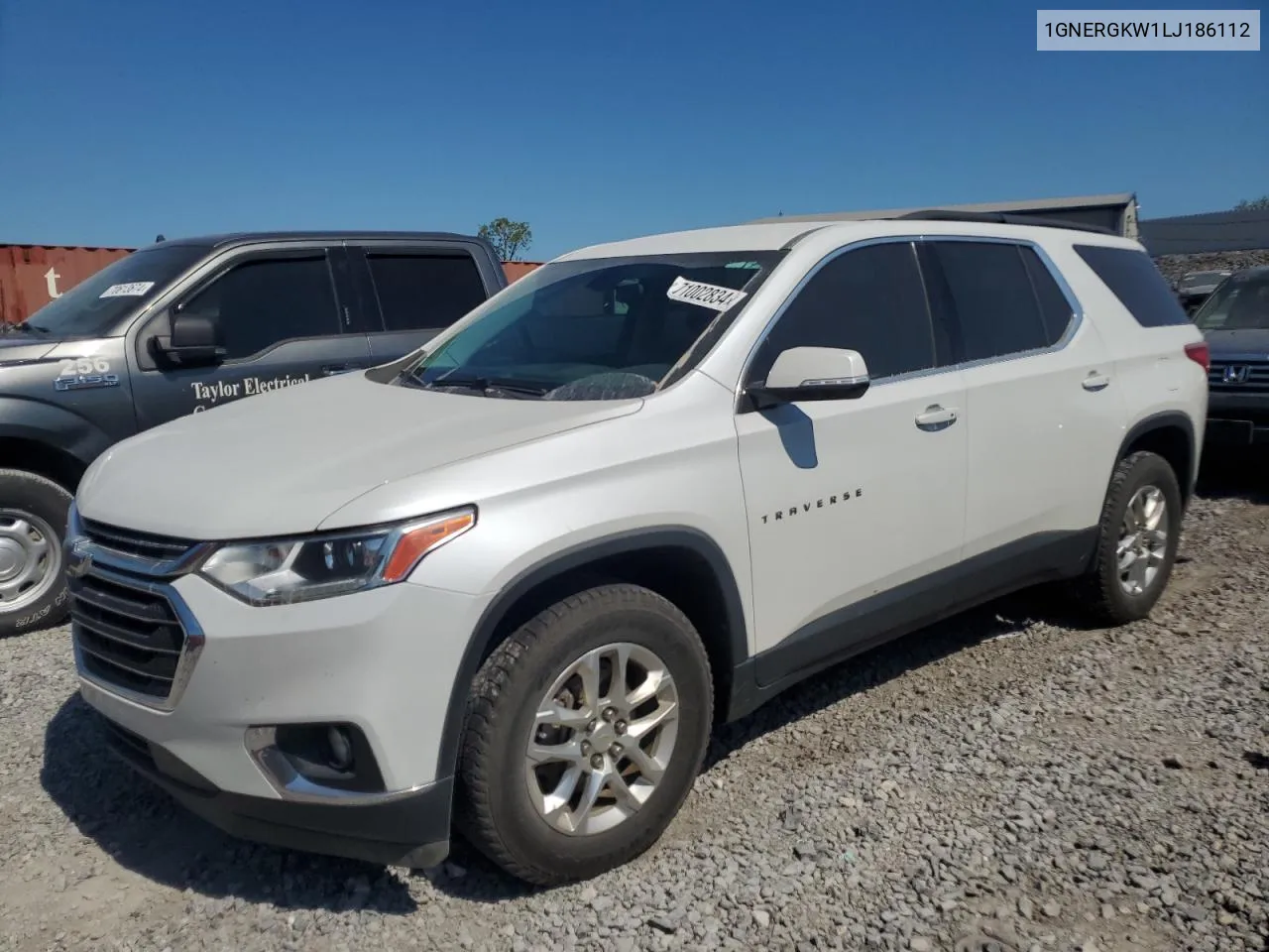 1GNERGKW1LJ186112 2020 Chevrolet Traverse Lt