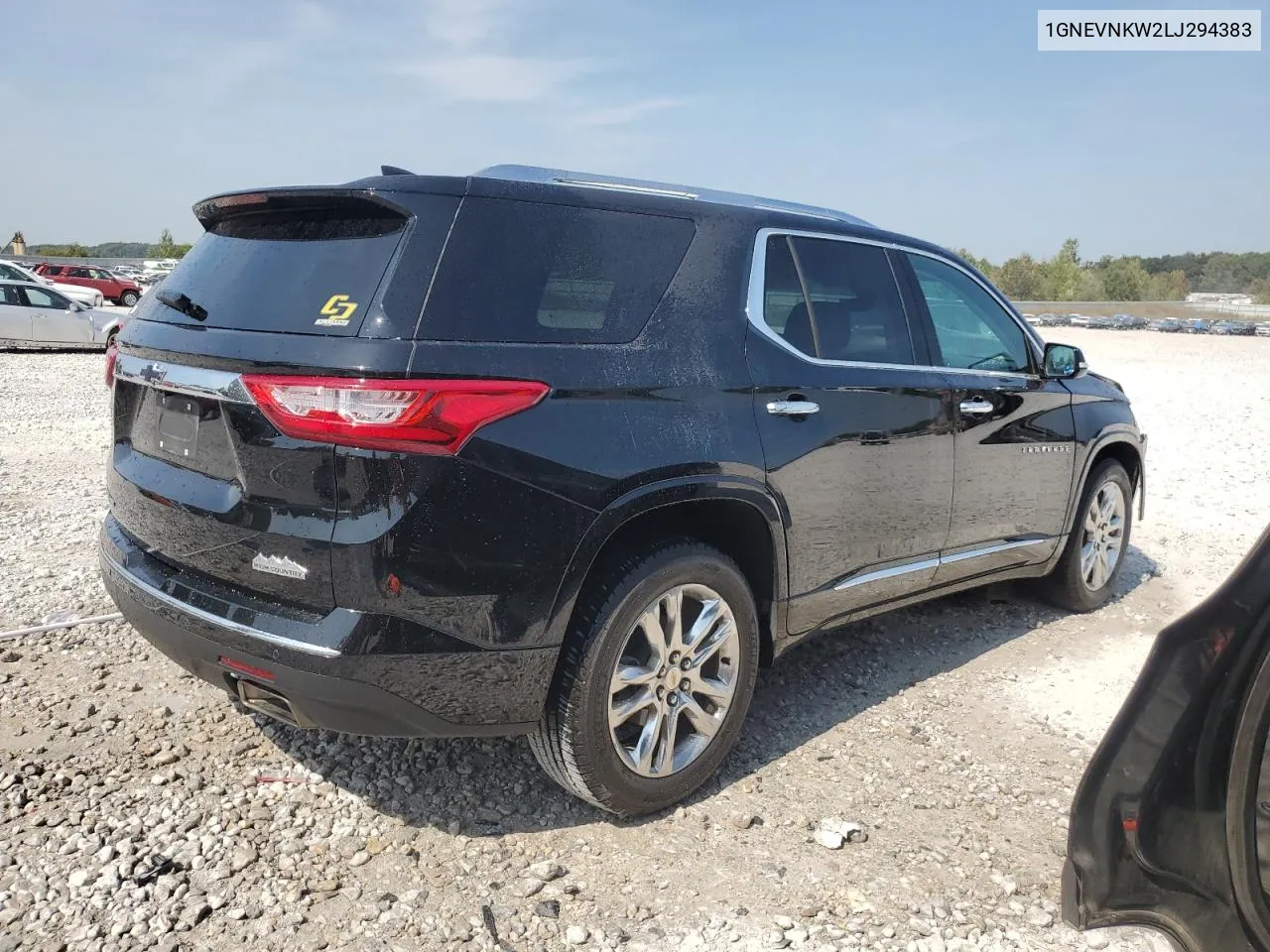 1GNEVNKW2LJ294383 2020 Chevrolet Traverse High Country