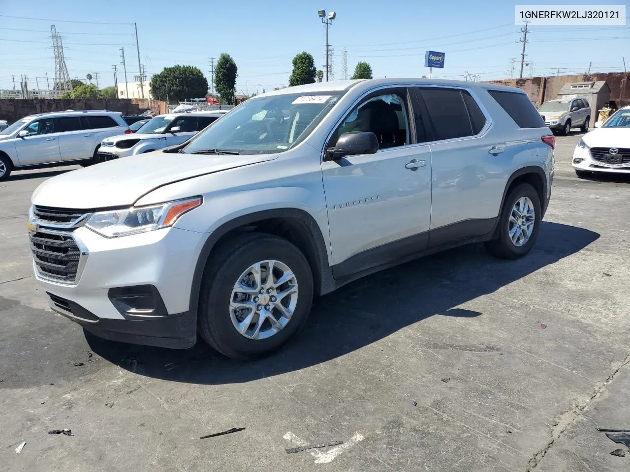 2020 Chevrolet Traverse Ls VIN: 1GNERFKW2LJ320121 Lot: 71236414