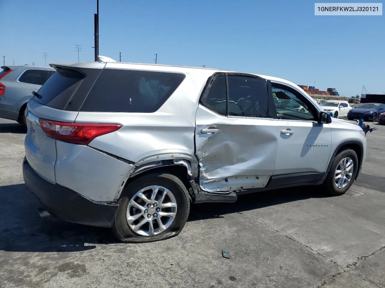 2020 Chevrolet Traverse Ls VIN: 1GNERFKW2LJ320121 Lot: 71236414