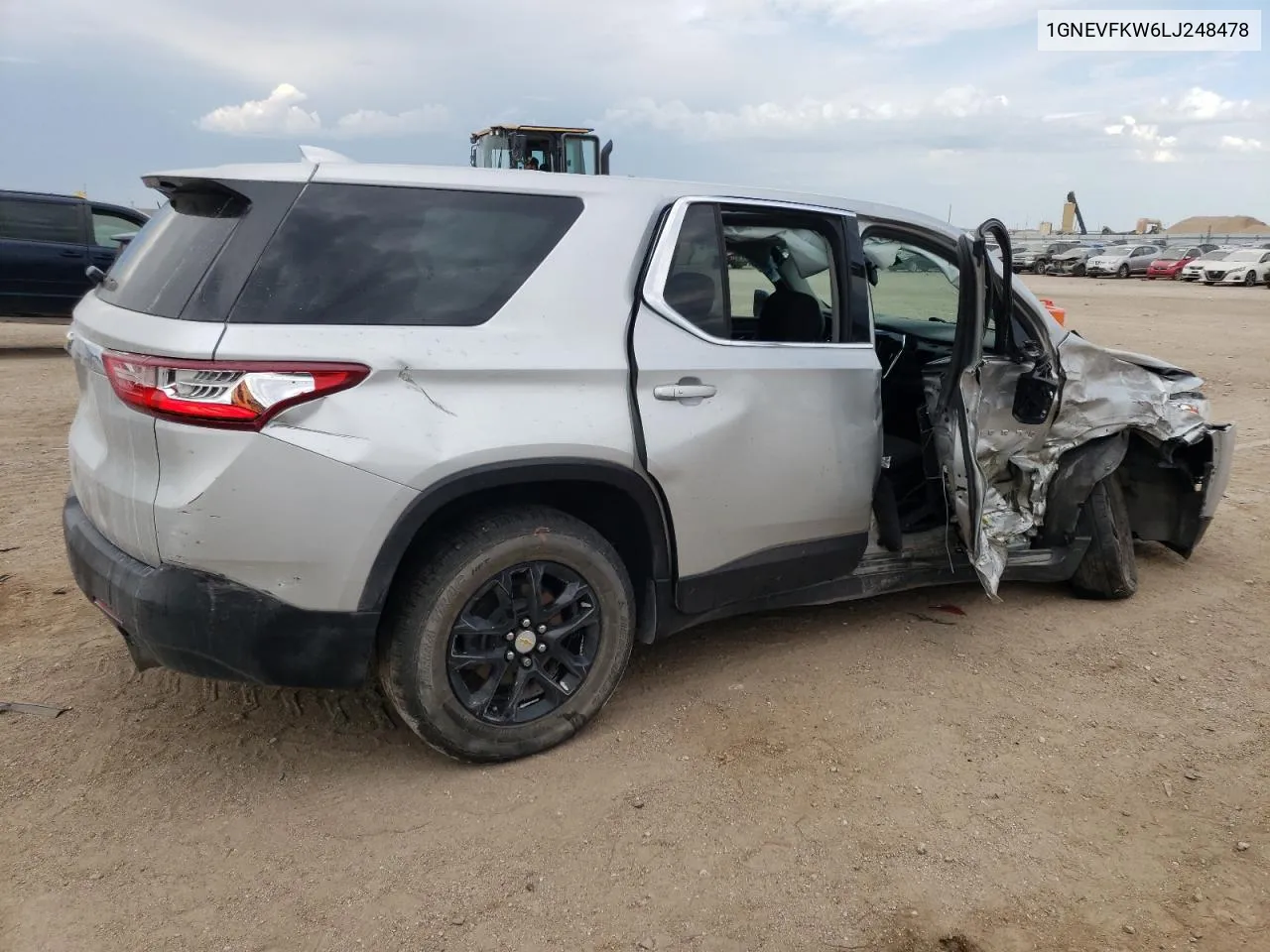 2020 Chevrolet Traverse Ls VIN: 1GNEVFKW6LJ248478 Lot: 71562554